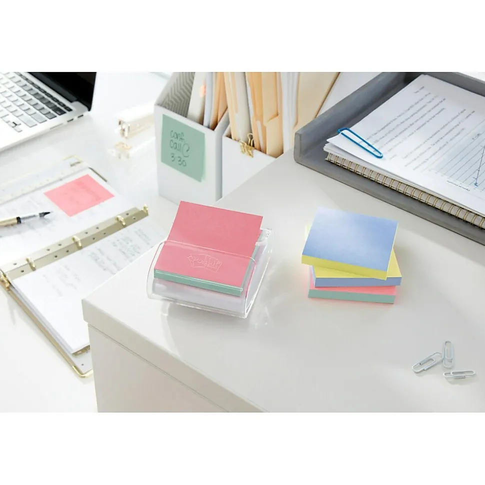Post-it Recycled Pop-up Notes, 3" x 3", Sweet Sprinkles Collection, 100 Sheet/Pad, 12 Pads/Pack (R330RP12AP)
