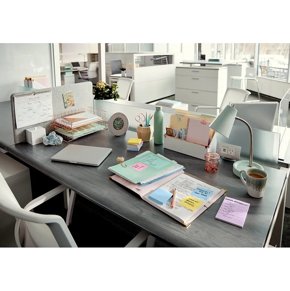 Post-it Recycled Pop-up Notes, 3" x 3", Sweet Sprinkles Collection, 100 Sheet/Pad, 12 Pads/Pack (R330RP12AP)