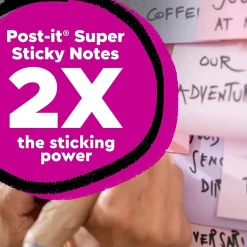 Post-it Recycled Super Sticky Notes, 4