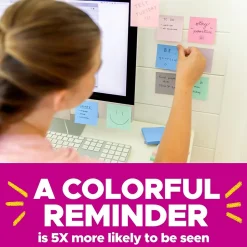 Post-it Recycled Super Sticky Notes, 4