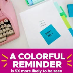 Post-it Recycled Super Sticky Pop-up Notes, 3