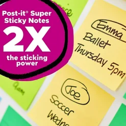 Post-it Recycled Super Sticky Notes, 4