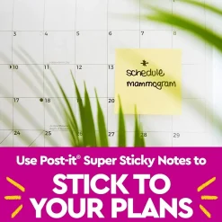Post-it Recycled Super Sticky Notes, 4