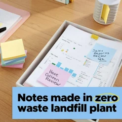 Post-it Recycled Super Sticky Pop-up Notes, 3