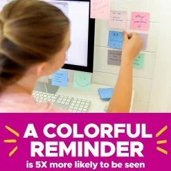 Post-it Recycled Super Sticky Notes, 3