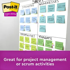 Post-it Recycled Super Sticky Notes, 3