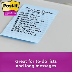 Post-it Recycled Super Sticky Notes, 4