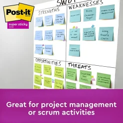 Post-it Recycled Super Sticky Notes, 3