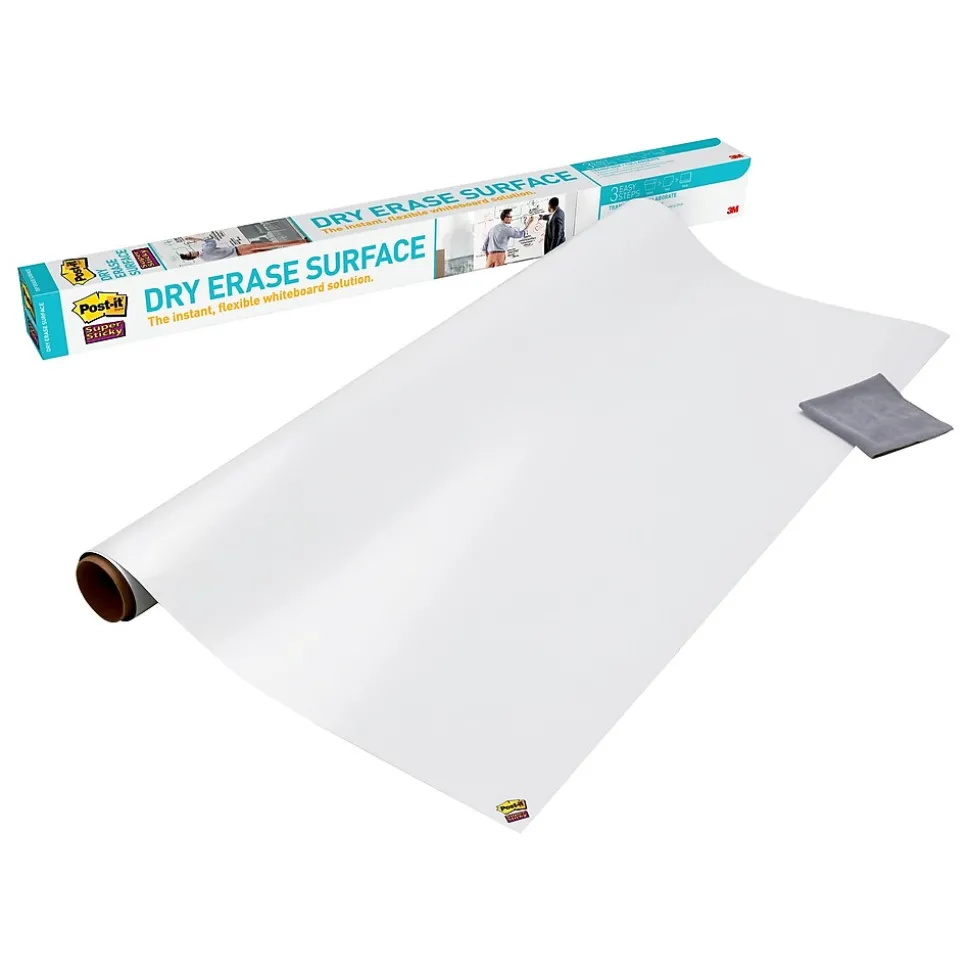 Post-it Super Dry Erase Surface, 4' x 8' (DEF8X4)