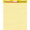 Post-it® Super Sticky Easel Pad, 25" x 30", Yellow with Lines, 30 Sheets/Pad (561)