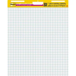 Post-it® Super Sticky Easel Pad, 25" x 30", White with Grid, 30 Sheets/Pad (560)