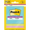 Post-it Super Sticky Notes, 3" x 3", Supernova Neons Collection, 45 Sheets/Pad, 3 Pads/Pack (3321-SSMIA)