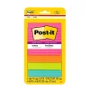 Post-it Super Sticky Notes, 4" x 4", Supernova Neons Collection, Lined, 45 Sheet/Pad, 4 Pads/Pack (4421-4SSMX)