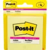 Post-it Super Sticky Notes, 3" x 3", Canary Yellow, 4 Pads/Pack, 45 Sheets/Pad (3321-4SSCY)