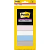 Post-it Super Sticky Notes, 3" x 3", Assorted Collection, 45 Sheet/Pad, 5 Pads/Pack (3321-5SSNE)