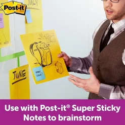 Post-it Super Sticky Notes, Big Note, Bright Yellow, 30 Sheet/Pad (MMMBN11)