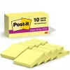 Post-it Super Sticky Notes, 1 7/8" x 1 7/8", Canary Collection, 90 Sheet/Pad, 10 Pads/Pack (62210SSCY)