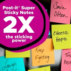 Post-it Super Sticky Notes, 3