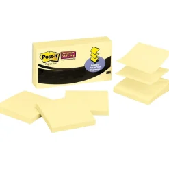 Post-it® Super Sticky Refill Pop-up Notes, Canary Yellow, 2" x 2", 20/Pk