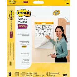 Post-it Super Sticky Wall Easel Pad, 20