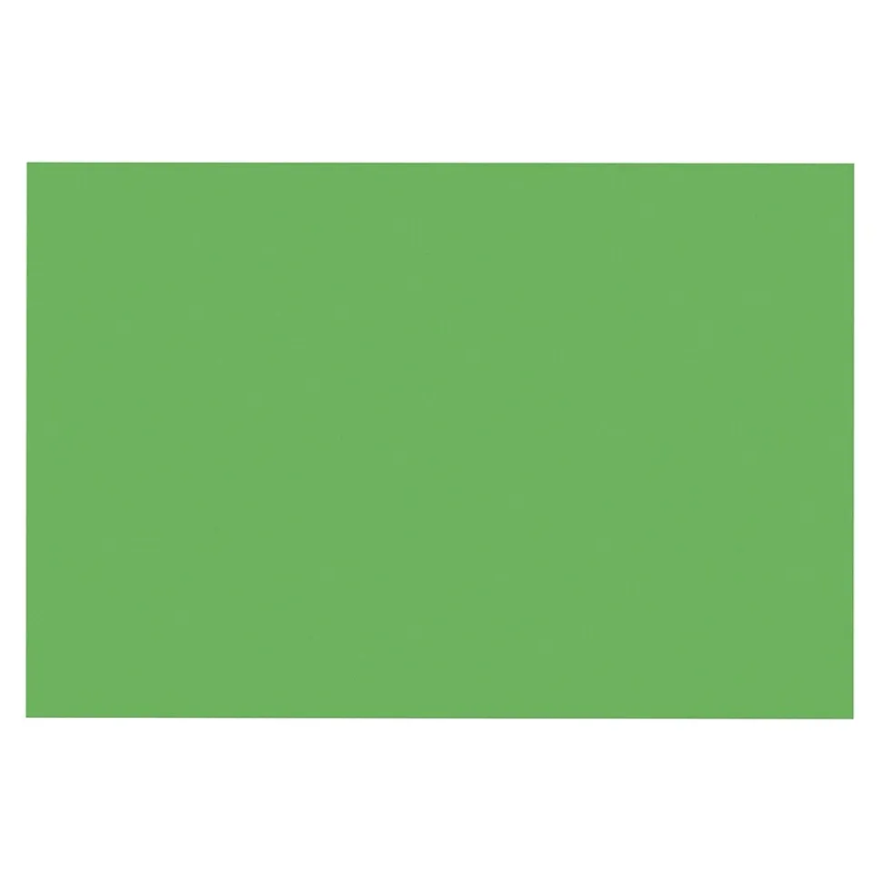 Prang 12" x 18" Construction Paper, Bright Green, 50 Sheets/Pack (P9607-0001)