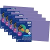 Prang® Construction Paper, Violet, 12" x 18", 50 Sheets Per Pack, 5 Packs (PAC7207-5)