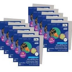 Prang® Construction Paper, Gray, 9" x 12", 50 Sheets Per Pack, 10 Packs (PAC8803-10)