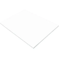 Prang Construction Paper, 18" x 24", Bright White, 50 Sheets/Pack (P8717)