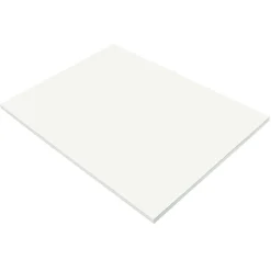 Prang Construction Paper, 18" x 24", White, 50 Sheets/Pack (P9217)