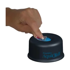 Premier AquaBall Fingertip Moistener, Black (AQ701G)