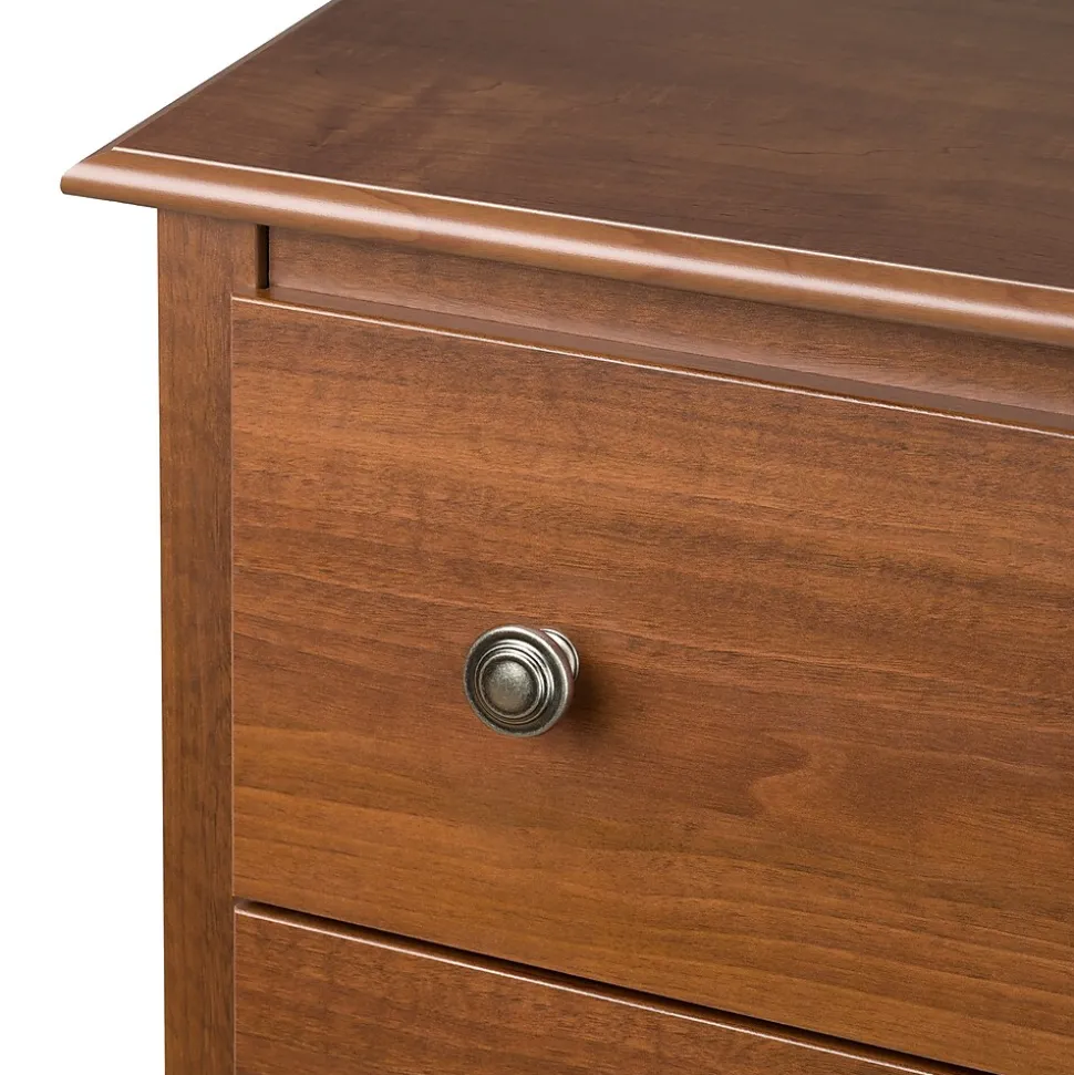 Prepac 45.25" Monterey 5 Drawer Chest, Cherry (CDC-3345-K)