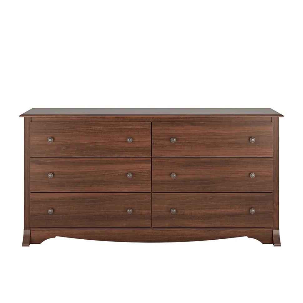 Prepac 29" Monterey 6 Drawer Dresser, Cherry (CDC-6330-K)