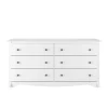 Prepac 29" Monterey 6 Drawer Dresser, White (WDC-6330-K)