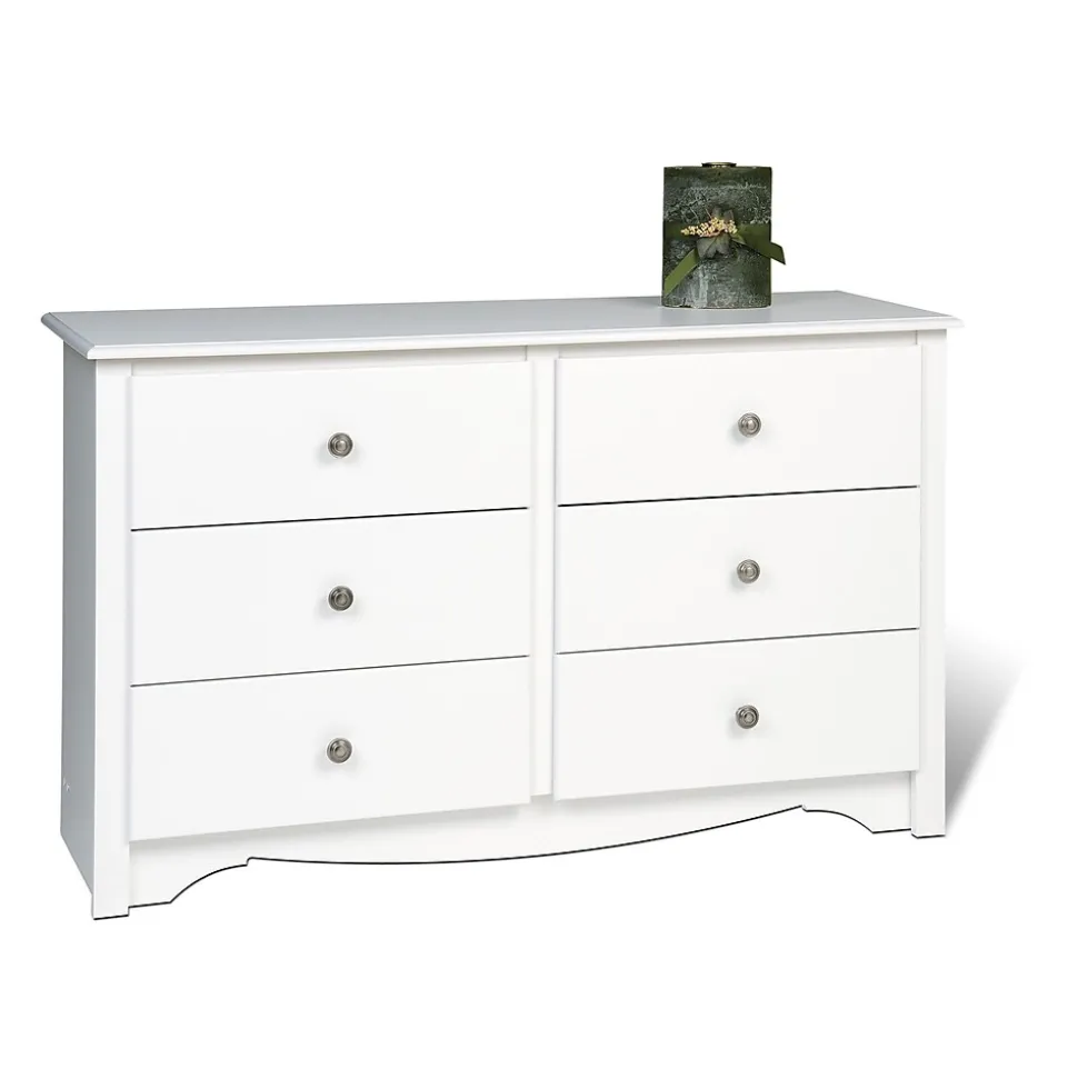 Prepac™ 29" Monterey Children's 6 Drawer Dresser, White