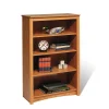 Prepac™ 4 Shelf Bookcase, Oak