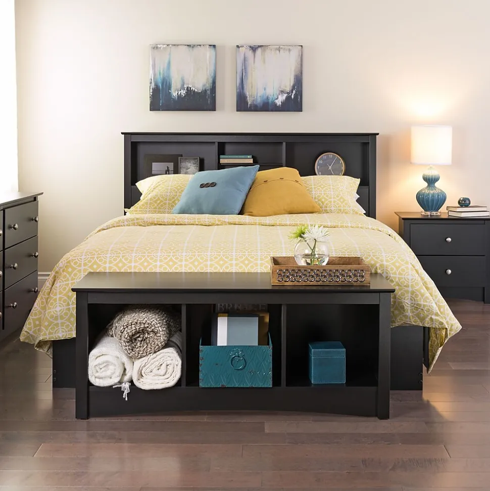 Prepac™ 21.75" Sonoma 2 Drawer Nightstand, Black