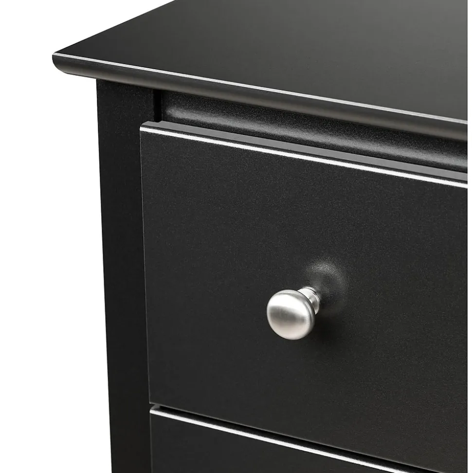Prepac™ 21.75" Sonoma 2 Drawer Nightstand, Black
