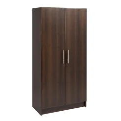 Prepac Elite 32" Storage Cabinet, Espresso (EES-3264)