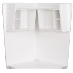 Prepac Floating Corner Desk, White ( WEHW-0202-1)
