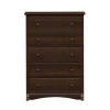 Prepac Fremont 44.75" 5-Drawer Chest, Espresso (EDC-3345-K)