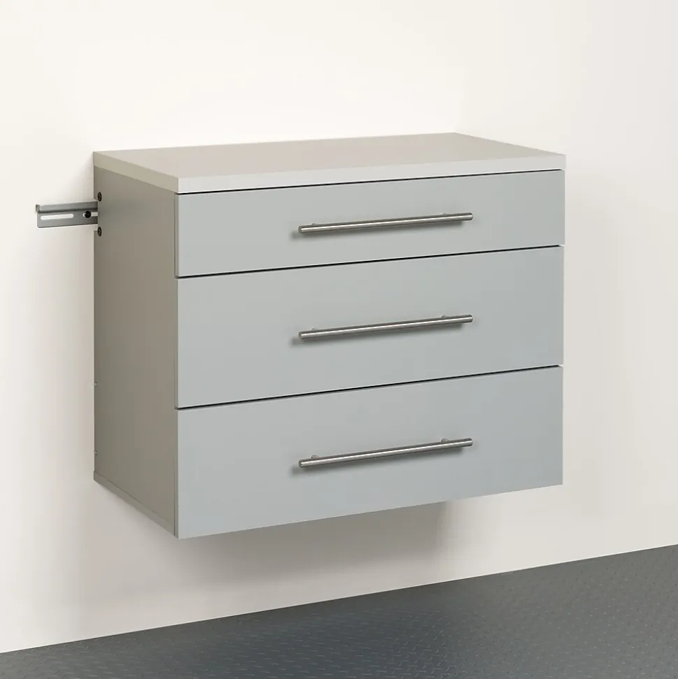 Prepac™ HangUps 24" Laminate Upper Storage Cabinet, Light Gray (GSUW-0706-1)