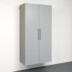 Prepacâ„¢ HangUps 36" Laminate Large Storage Cabinet, Light Gray (GSCW-0708-2K)