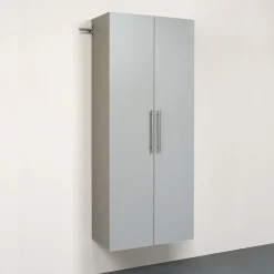 Prepacâ„¢ HangUps 30" Laminate Large Storage Cabinet, Light Gray (GSCW-0707-2K)