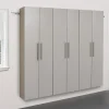 Prepac™ HangUps 72" Laminate 3 Piece Storage Cabinet Set C, Light Gray