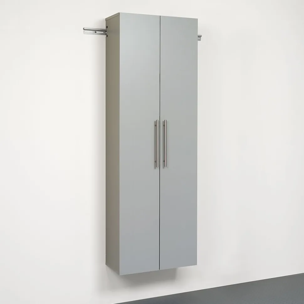 Prepac™ HangUps 24" Laminate Large Storage Cabinet, Light Gray