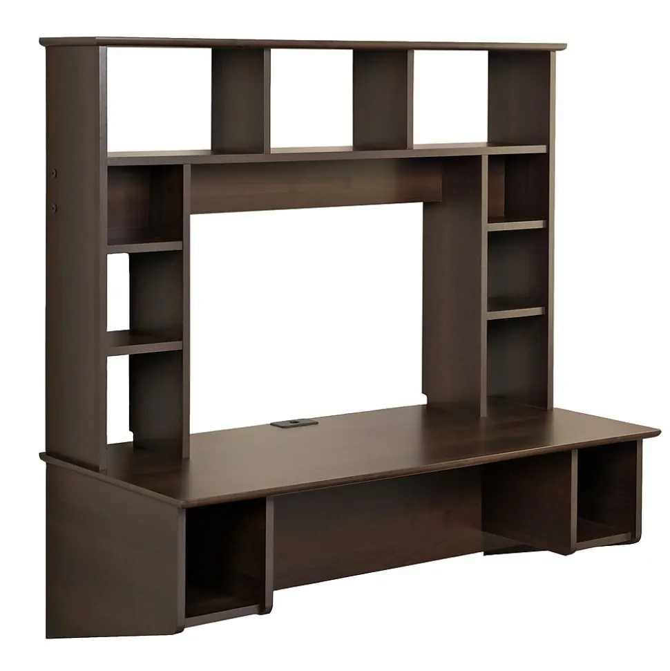 Prepac Sonoma Floating Desk, Espresso (EEHW-0800-1)