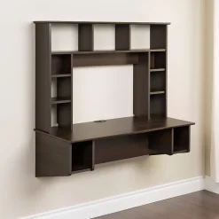 Prepac Sonoma Floating Desk, Espresso (EEHW-0800-1)