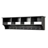 Prepac™ Wide Hanging Entryway Shelf, 60" x 11.5", Black