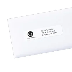 PRES-a-ply Laser/Inkjet Address Labels, 1" x 4", White, 20 Labels/Sheet, 100 Sheets/Box, 2,000 Labels/Box (30601)