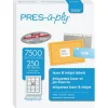 PRES-a-ply Laser/Inkjet Address Labels, 1" x 2-5/8", White, 7,500 Labels/Box (30606)